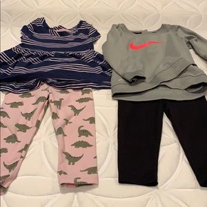 2 outfits.. 18 month, Nike and cat&Jack